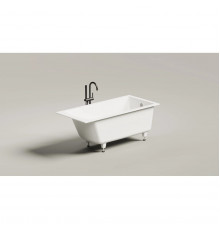 Ванна из литьевого мрамора Salini S-Sense Cascata 105011G 150,3x70 см, белый глянец