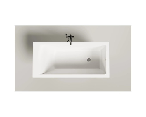 Ванна из литьевого мрамора Salini S-Sense Cascata 105011M 150,3x70 см, белый матовый