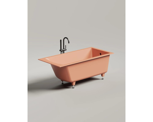 Ванна из литьевого мрамора Salini S-Sense Cascata 105011GF 150,3x70 см, покраска по RAL глянец полностью