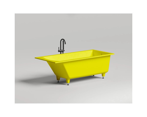 Ванна из литьевого мрамора Salini S-Sense Cascata 105011MF 150,3x70 см, покраска по RAL матовый полностью