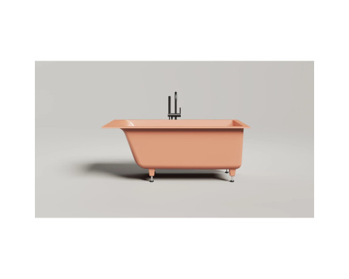 Ванна из литьевого мрамора Salini S-Stone Cascata 105021MF 150x70 см, покраска по RAL матовый полностью