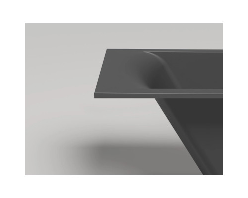 Ванна из литьевого мрамора Salini S-Sense Cascata Kit 105012GF 150,3x70 см, покраска по RAL глянец полностью