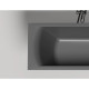 Ванна из литьевого мрамора Salini S-Sense Cascata Kit 105012MF 150,3x70 см, покраска по RAL матовый полностью