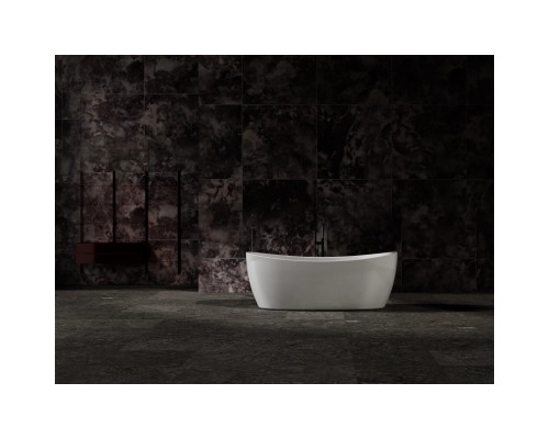 Ванна из литьевого мрамора Vincea Solid Surface VBT-6S03MW 170x80 см, отдельностоящая, белый матовый