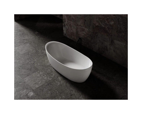 Ванна из литьевого мрамора Vincea Solid Surface VBT-6S03MW 170x80 см, отдельностоящая, белый матовый