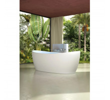 Ванна из литьевого мрамора Vincea Solid Surface VBT-6S03MW 170x80 см, отдельностоящая, белый матовый