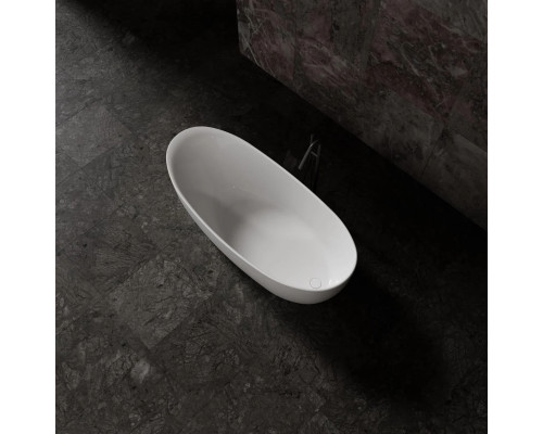 Ванна из литьевого мрамора Vincea Solid Surface VBT-6S03MW 170x80 см, отдельностоящая, белый матовый