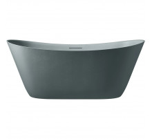Ванна из литьевого мрамора AltroBagno Fiorina AltroBagnoFiorina090217GraniteGray 170x75 см, отдельностоящая, серый гранит
