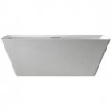 Ванна из литьевого мрамора AltroBagno Francesca AltroBagnoFrancesca090101White 170x75 см, отдельностоящая, белый