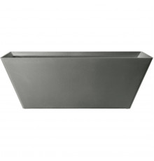Ванна из литьевого мрамора AltroBagno Francesca AltroBagnoFrancesca090104CementGrey 170x75 см, отдельностоящая, серый цемент