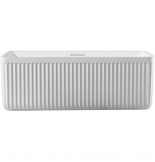 Ванна из литьевого мрамора AltroBagno Cinzia AltroBagnoCinzia090106White 170x75 см, отдельностоящая, белый