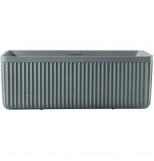 Ванна из литьевого мрамора AltroBagno Cinzia AltroBagnoCinzia090107GraniteGray 170x75 см, отдельностоящая, серый гранит