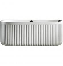 Ванна из литьевого мрамора AltroBagno Fabiana AltroBagnoFabiana090206White 170x80 см, отдельностоящая, белый