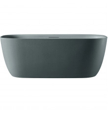 Ванна из литьевого мрамора AltroBagno Luciana AltroBagnoLuciana090222GraniteGray 170x80 см, отдельностоящая, серый гранит