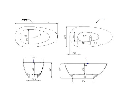 Santeh-Crystal.ru: Ванна из литьевого мрамора 172x82 см Salini S-Sense Paola 101512M Приобрести Ванна из литьевого мрамора 172x82 см Salini S-Sense Paola 101512M в магазине сантехники Santeh-Crystal.ru