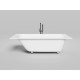 Ванна из литьевого мрамора Salini S-Sense Orlanda 102012M 180x80 см, белый матовый