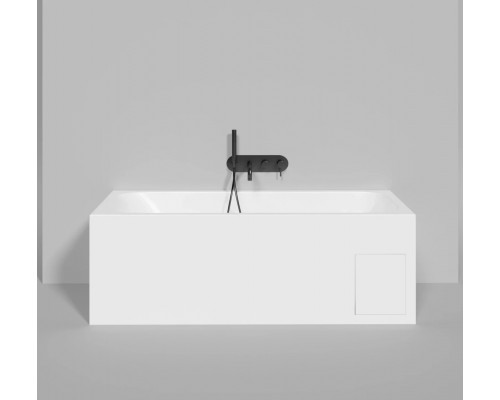 Ванна из литьевого мрамора Salini S-Sense Orlanda Kit 102115G 160x70 см, белый глянец