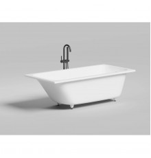 Ванна из литьевого мрамора Salini S-Sense Orlanda Kit 102116M 170x80 см, белый матовый