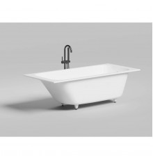 Ванна из литьевого мрамора Salini S-Sense Orlanda Kit 102112G 180x80 см, белый глянец