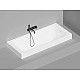 Купить Ванна из литьевого мрамора 180x80 см Salini S-Stone Orlanda Kit 102122M в магазине сантехники Santeh-Crystal.ru