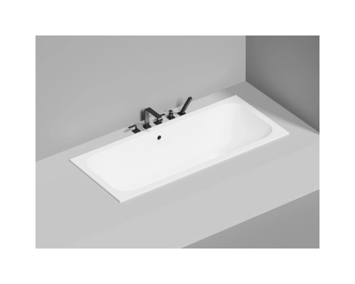 Ванна из литьевого мрамора Salini S-Sense Orlanda Axis 103213M 170x75 см, белый матовый