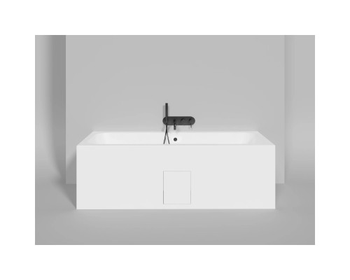 Ванна из литьевого мрамора Salini S-Sense Orlanda Axis 103212M 180,4x80 см, белый матовый