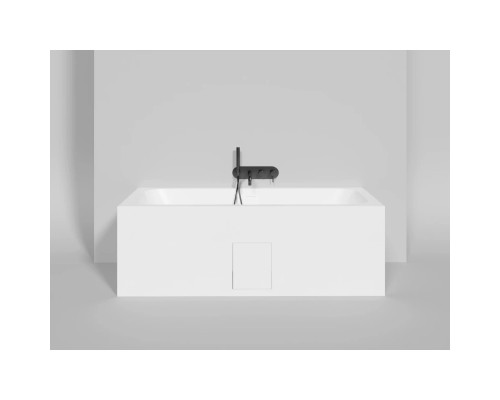 Ванна из литьевого мрамора Salini S-Stone Orlanda Axis Kit 103323M 170x75 см, белый матовый