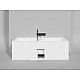 Заказать Ванна из литьевого мрамора 180,4x80 см Salini S-Sense Orlanda Axis Kit 103312G в магазине сантехники Santeh-Crystal.ru