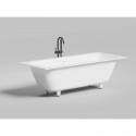 Ванна из литьевого мрамора 191,1x80,5 см Salini S-Sense Orlanda Axis Kit 103311G