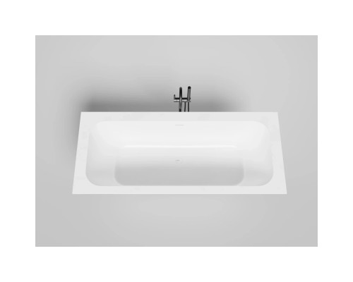 Ванна из литьевого мрамора Salini S-Sense Orlanda Axis Kit 103311M 191,1x80,5 см, белый матовый