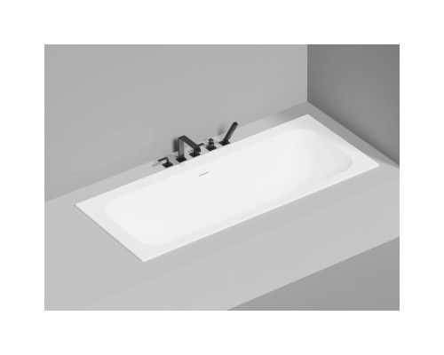 Ванна из литьевого мрамора Salini S-Sense Orlanda Axis Kit 103311M 191,1x80,5 см, белый матовый