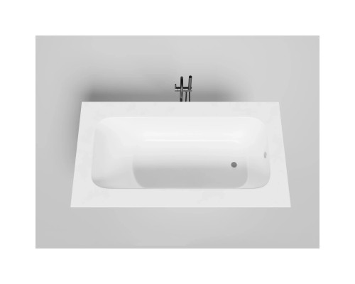 Ванна из литьевого мрамора Salini S-Stone Orlanda Plus 102024M 189x99 см, белый матовый