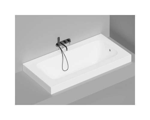 Ванна из литьевого мрамора Salini S-Stone Orlanda Plus 102024M 189x99 см, белый матовый