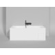 Ванна из литьевого мрамора Salini S-Sense Ornella 102313M 170x70 см, белый матовый