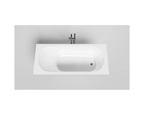 Ванна из литьевого мрамора Salini S-Sense Ornella 102311M 170x75 см, белый матовый