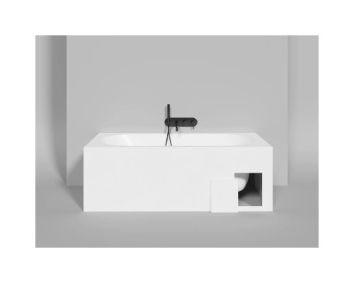 Ванна из литьевого мрамора Salini S-Stone Ornella 102324M 170x80 см, белый матовый