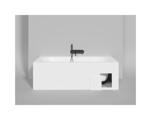 Ванна из литьевого мрамора Salini S-Sense Ornella 102312G 180x80 см, белый глянец