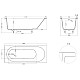 Приобрести Ванна из литьевого мрамора 180x80 см Salini S-Sense Ornella 102312M в магазине сантехники Santeh-Crystal.ru