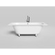 Ванна из литьевого мрамора Salini S-Stone Ornella Axis 104623M 170x70 см, белый матовый