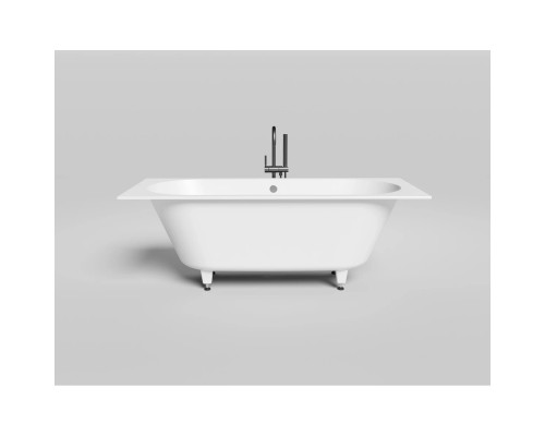 Ванна из литьевого мрамора Salini S-Stone Ornella Axis 104623M 170x70 см, белый матовый