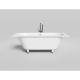 Ванна из литьевого мрамора Salini S-Stone Ornella Axis 104623M 170x70 см, белый матовый