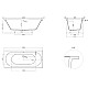 Заказать Ванна из литьевого мрамора 180x80 см Salini S-Sense Ornella Axis 103411G в магазине сантехники Santeh-Crystal.ru