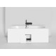 Ванна из литьевого мрамора Salini S-Sense Ornella Axis 103411G 180x80 см, белый глянец