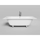 Ванна из литьевого мрамора Salini S-Sense Ornella Axis 103412G 190,5x90,5 см, белый глянец