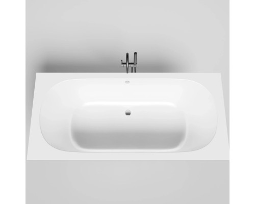 Ванна из литьевого мрамора Salini S-Sense Ornella Axis 103412G 190,5x90,5 см, белый глянец