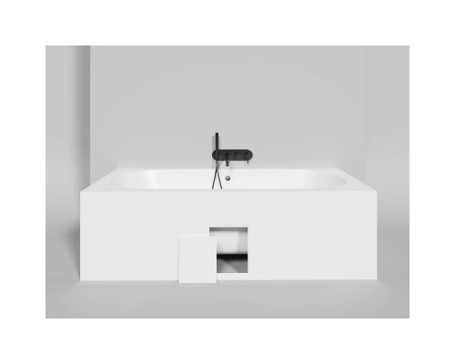 Ванна из литьевого мрамора Salini S-Sense Ornella Axis 103412G 190,5x90,5 см, белый глянец