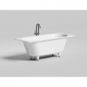 Ванна из литьевого мрамора Salini S-Sense Ornella Axis Kit 104713G 170x70 см, белый глянец