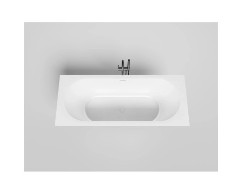 Ванна из литьевого мрамора Salini S-Stone Ornella Axis Kit 104723M 170x70 см, белый матовый