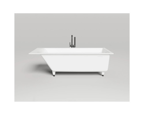 Ванна из литьевого мрамора Salini S-Sense Cascata 104213M 180x80 см, белый матовый