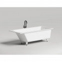 Ванна из литьевого мрамора 180x80 см Salini S-Sense Cascata 104213M
